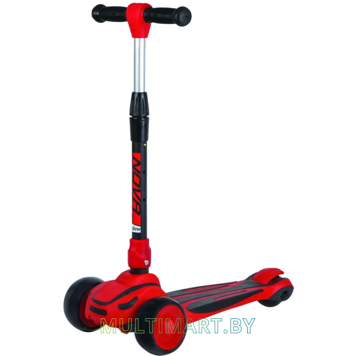 Самокат Novatrack RainBow Car Pro 120CP.RAINBOW.RD20 (красный, 2020)